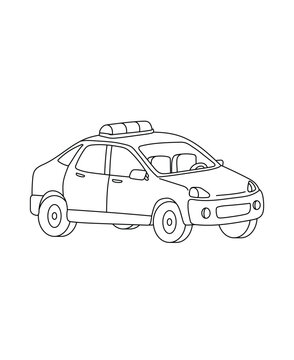 150+ Police Cars Coloring Pages: Coloring Patrol 137