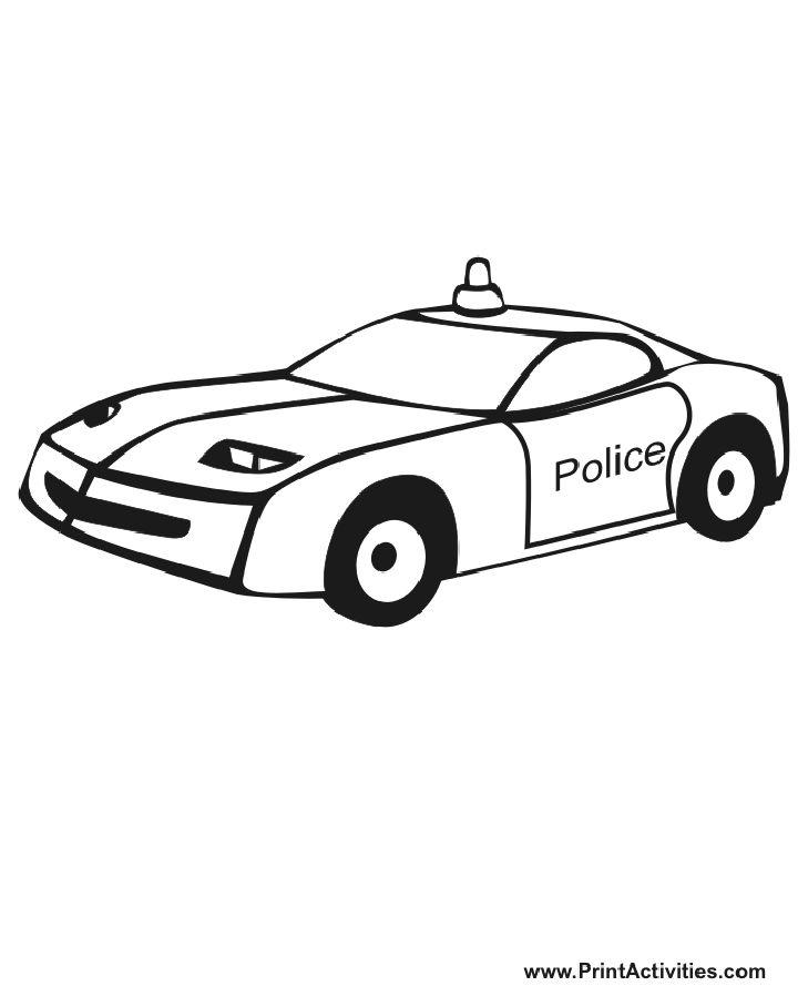 150+ Police Cars Coloring Pages: Coloring Patrol 140