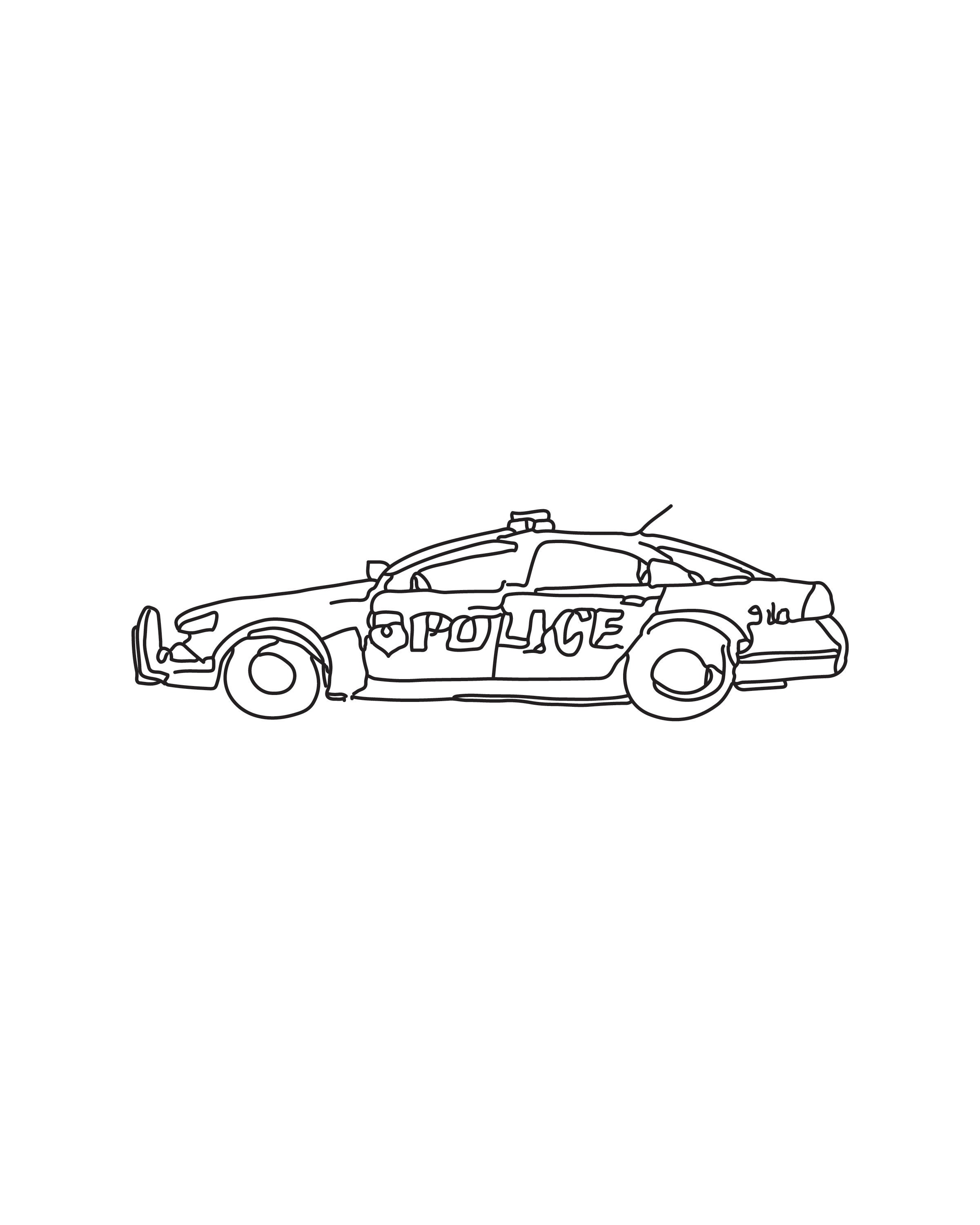 150+ Police Cars Coloring Pages: Coloring Patrol 16