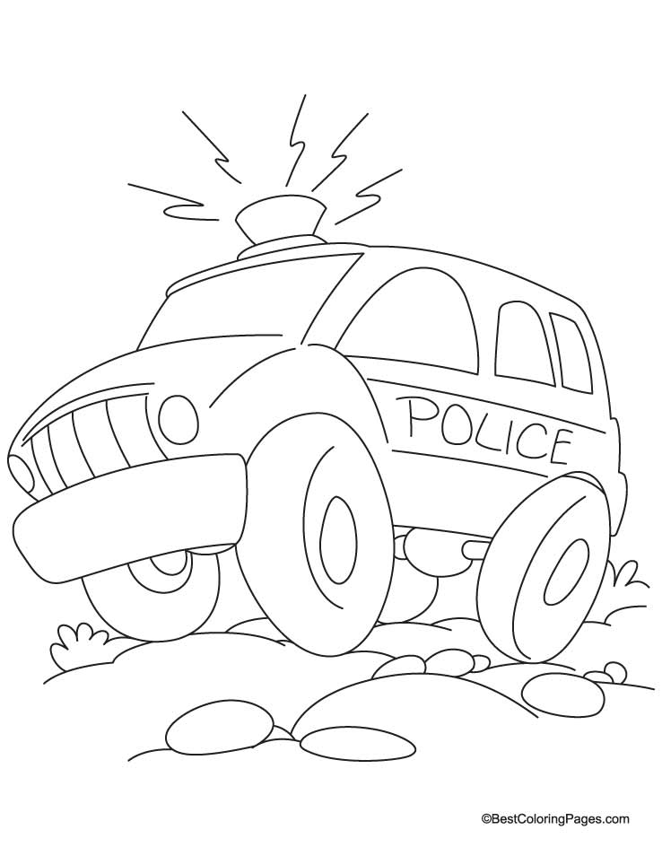 150+ Police Cars Coloring Pages: Coloring Patrol 18