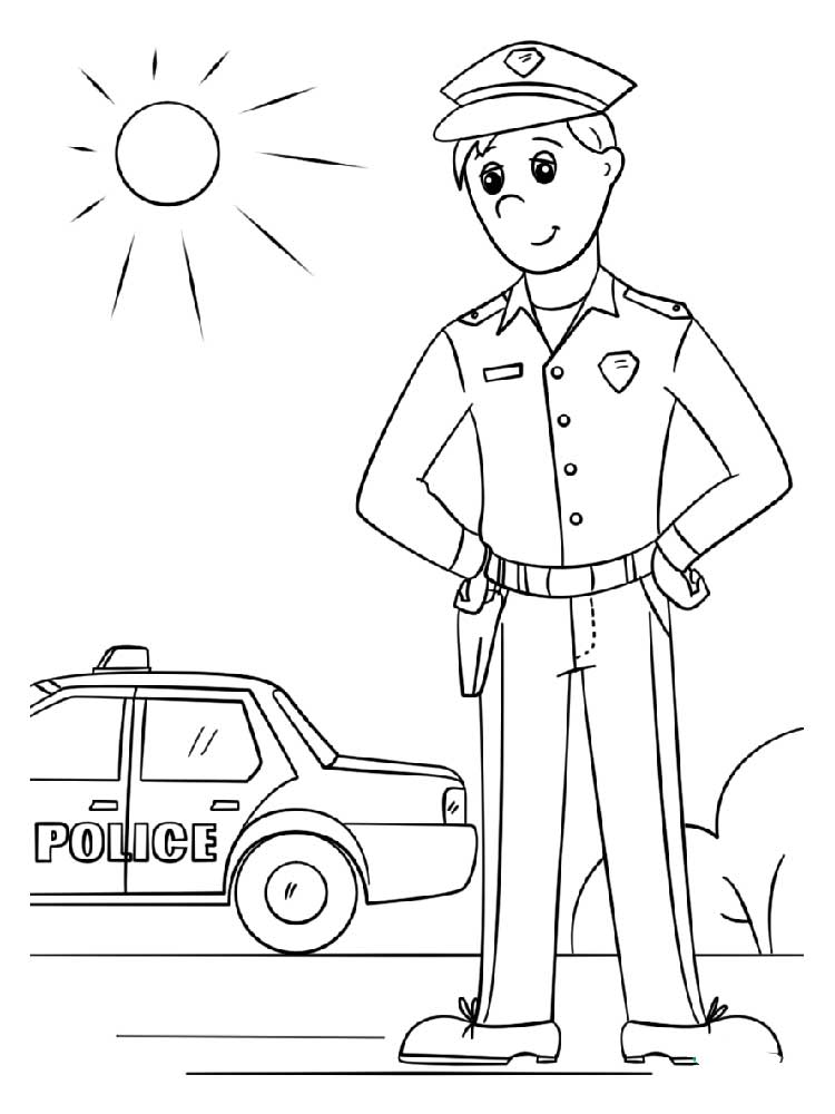 150+ Police Cars Coloring Pages: Coloring Patrol 24