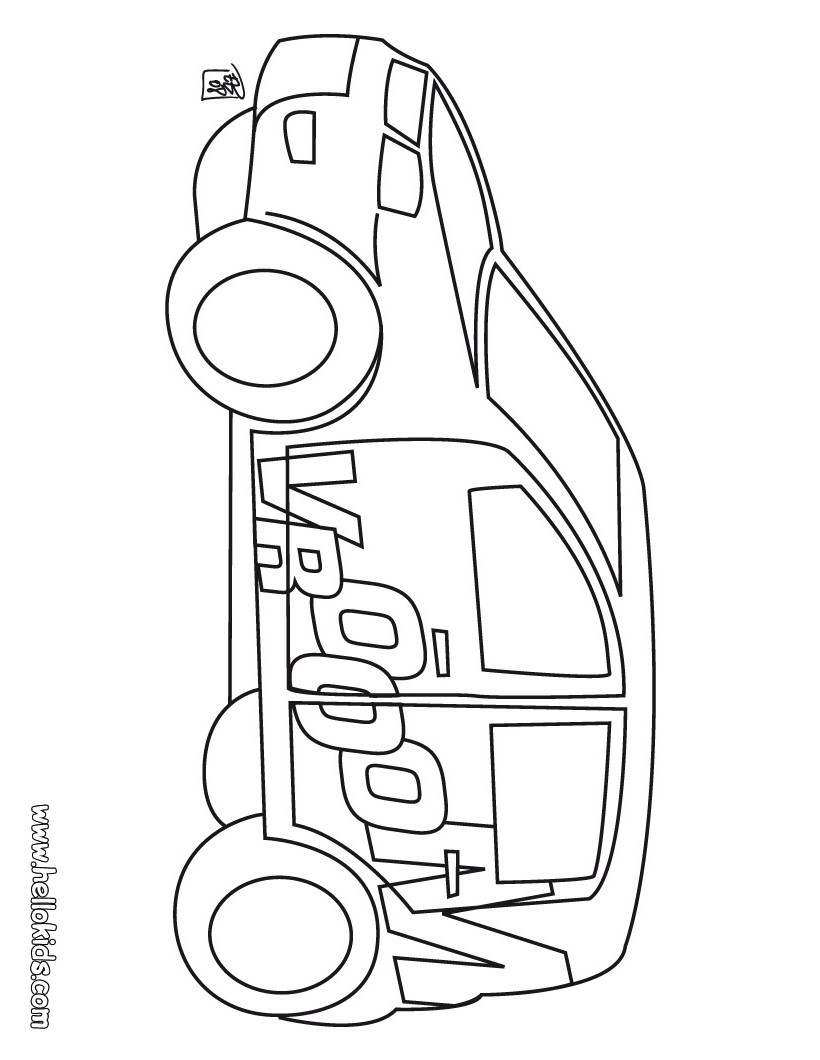 150+ Police Cars Coloring Pages: Coloring Patrol 26