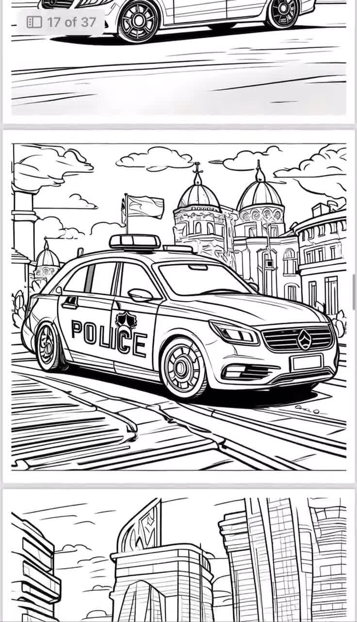 150+ Police Cars Coloring Pages: Coloring Patrol 27