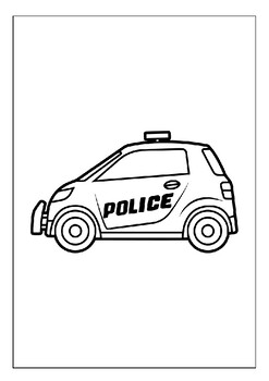 150+ Police Cars Coloring Pages: Coloring Patrol 30