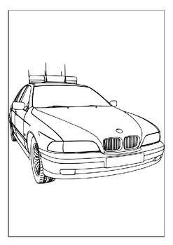 150+ Police Cars Coloring Pages: Coloring Patrol 40