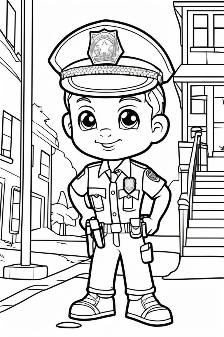 150+ Police Cars Coloring Pages: Coloring Patrol 5