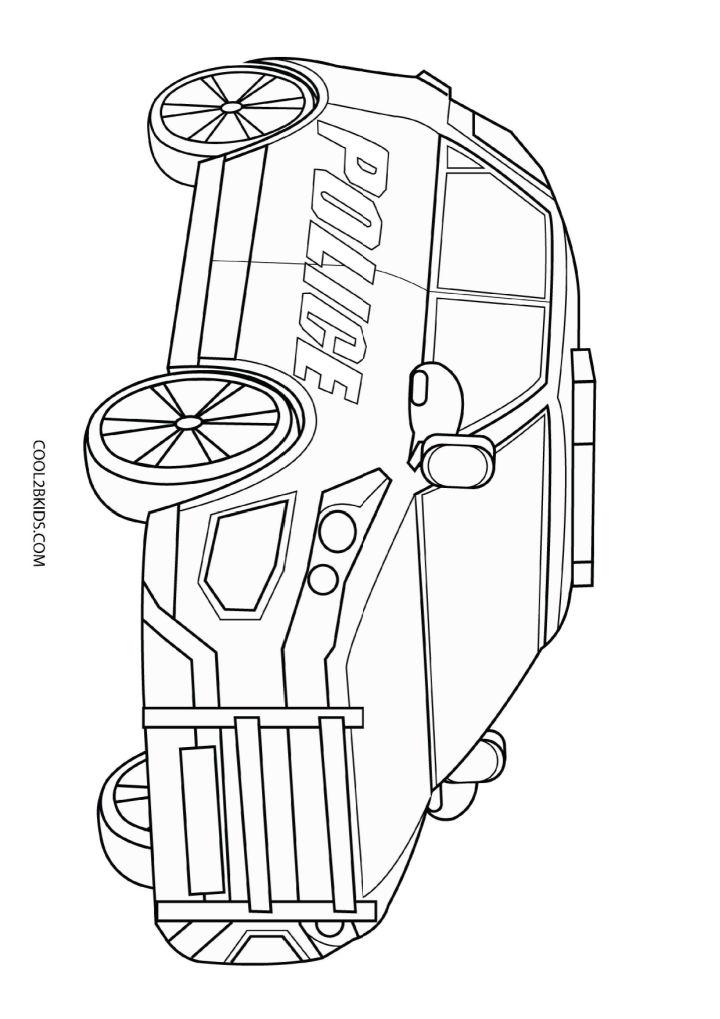 150+ Police Cars Coloring Pages: Coloring Patrol 58