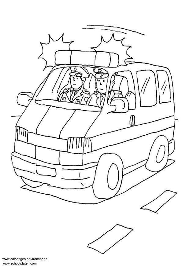 150+ Police Cars Coloring Pages: Coloring Patrol 59