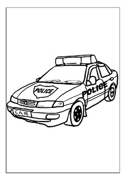 150+ Police Cars Coloring Pages: Coloring Patrol 6