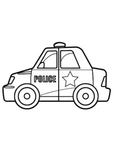 150+ Police Cars Coloring Pages: Coloring Patrol 61