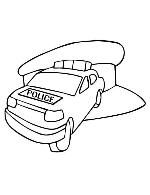 150+ Police Cars Coloring Pages: Coloring Patrol 74