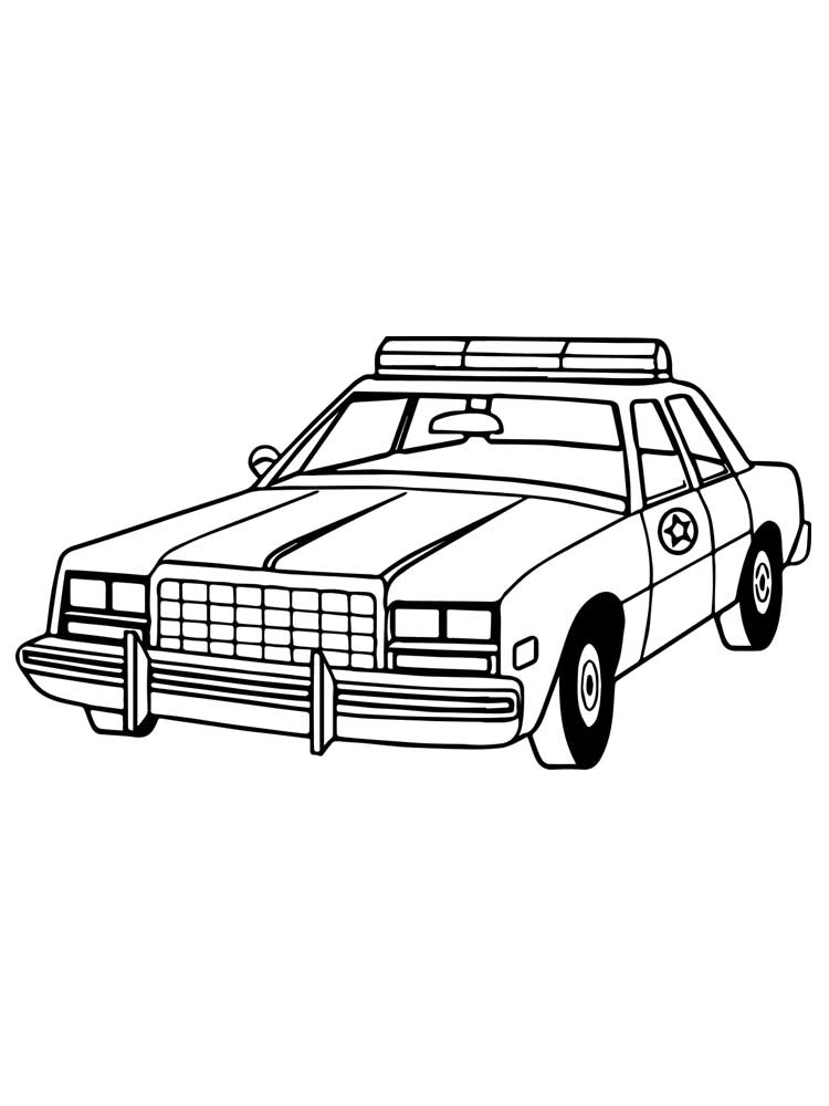 150+ Police Cars Coloring Pages: Coloring Patrol 82