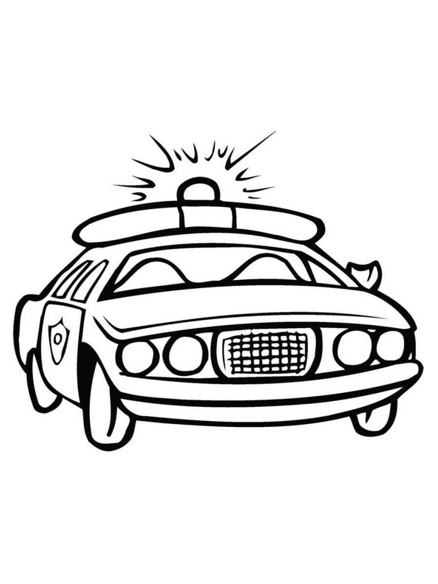 150+ Police Cars Coloring Pages: Coloring Patrol 88