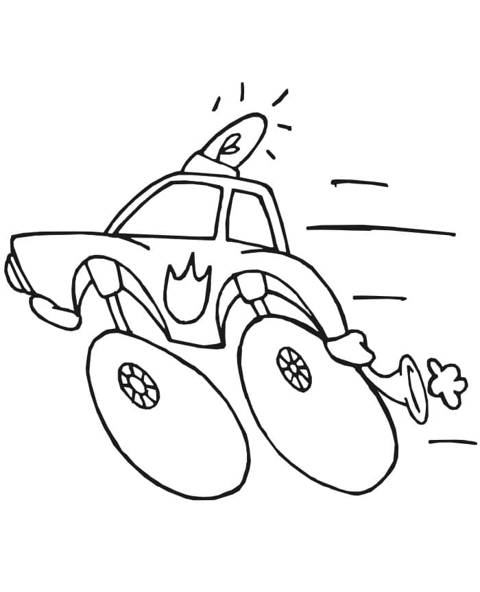 150+ Police Cars Coloring Pages: Coloring Patrol 89