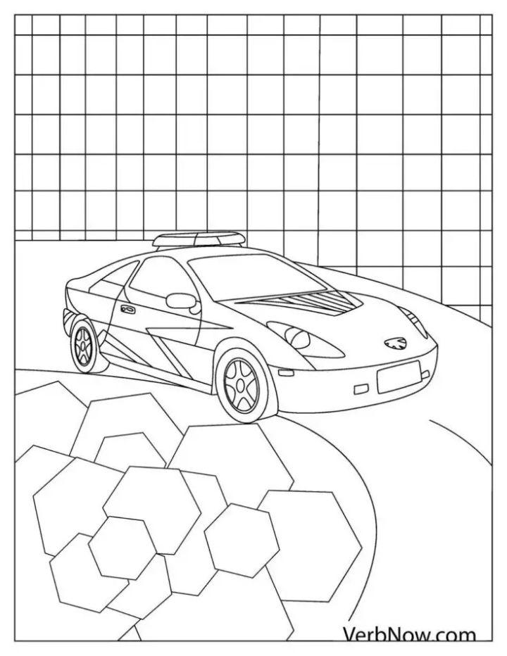 150+ Police Cars Coloring Pages: Coloring Patrol 92