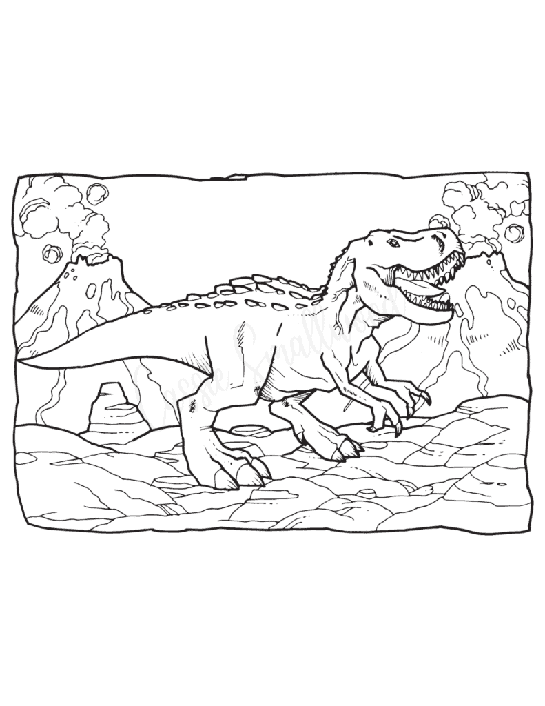 163 Jurassic Park Coloring Pages Dinosaurs Printable 119