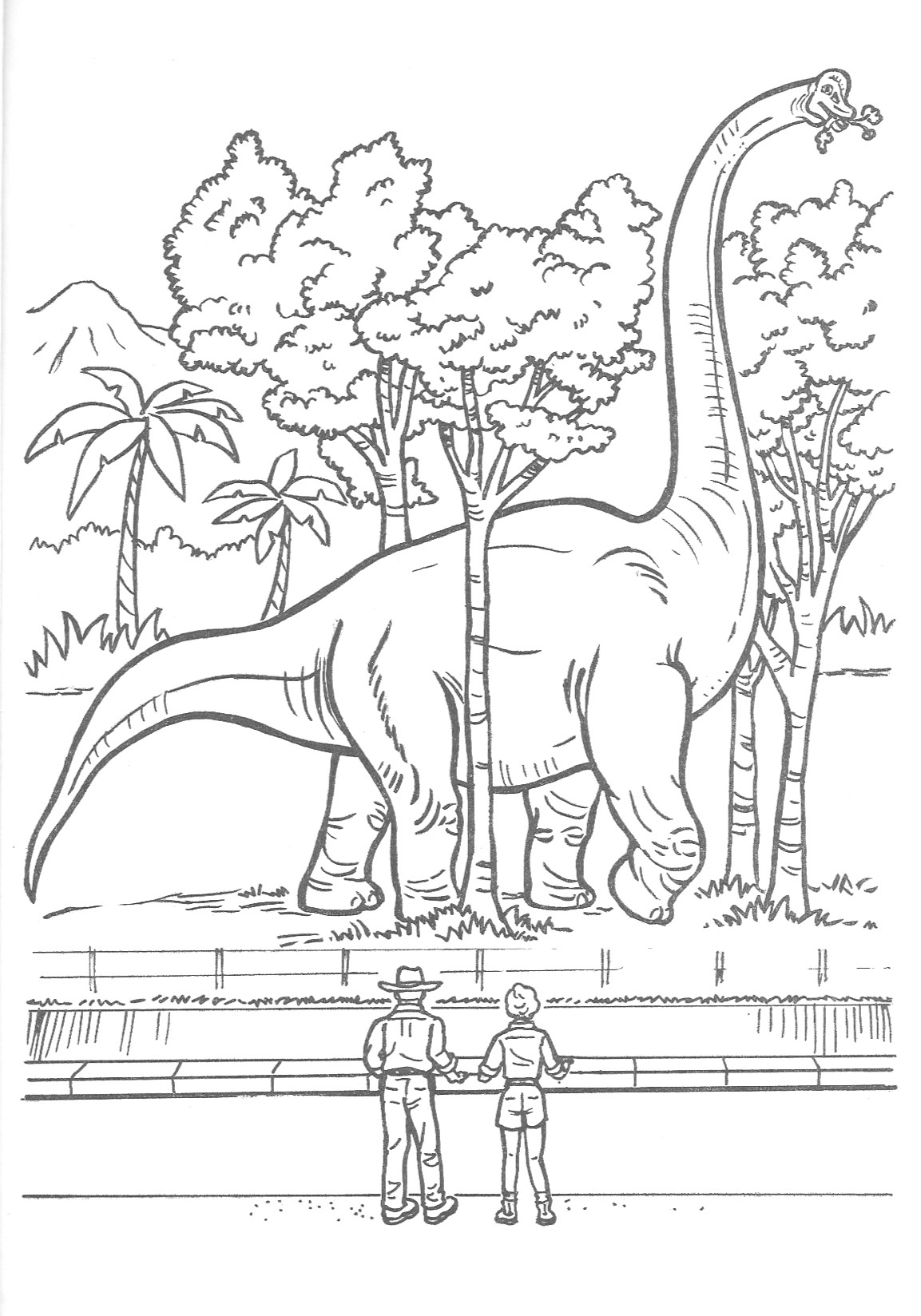 163 Jurassic Park Coloring Pages Dinosaurs Printable 127