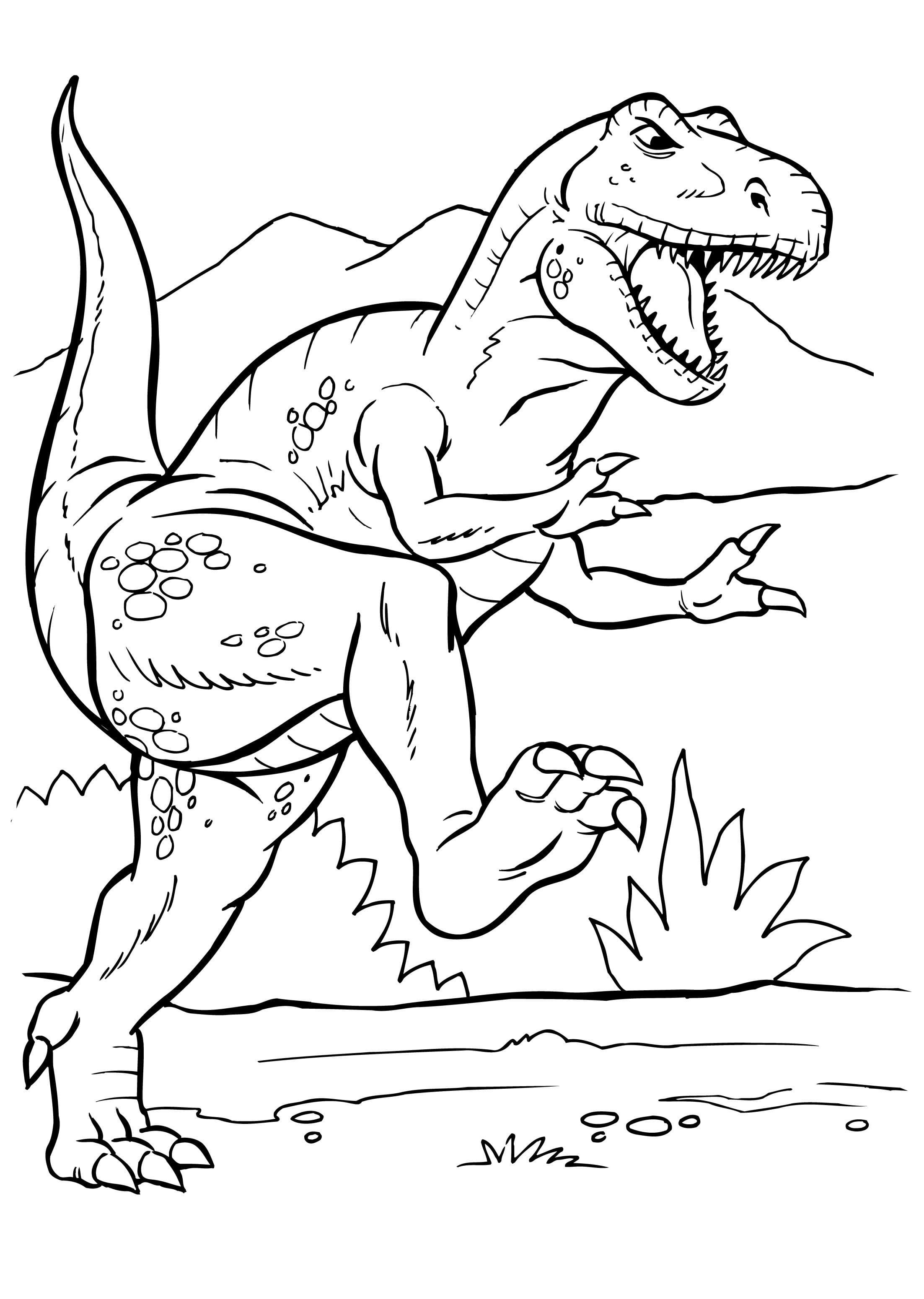 163 Jurassic Park Coloring Pages Dinosaurs Printable 138