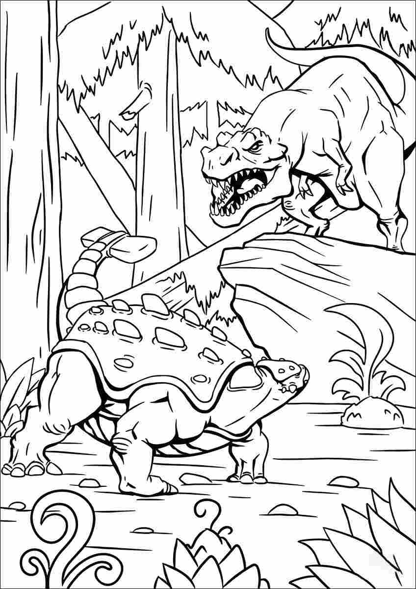 163 Jurassic Park Coloring Pages Dinosaurs Printable 144