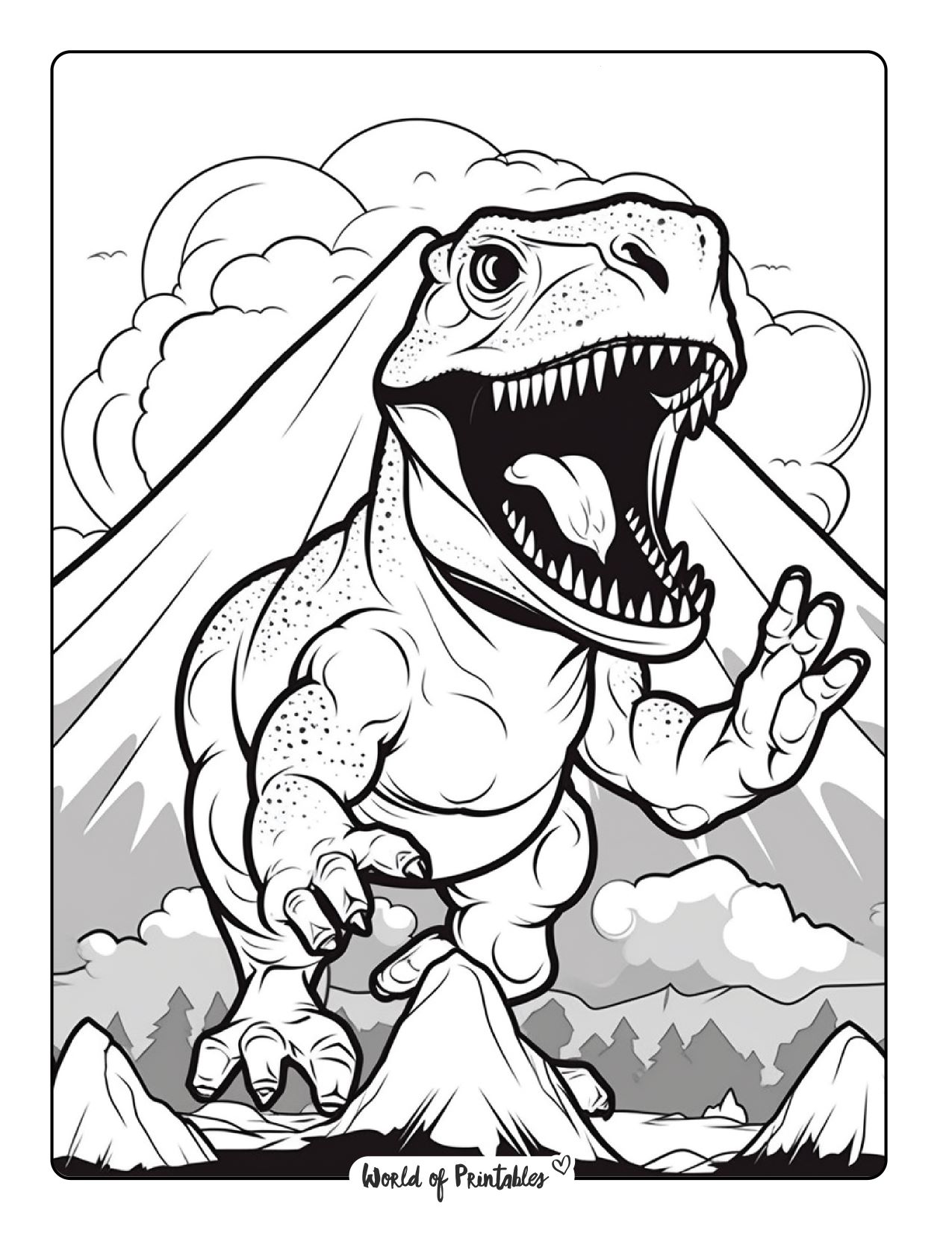 163 Jurassic Park Coloring Pages Dinosaurs Printable 15