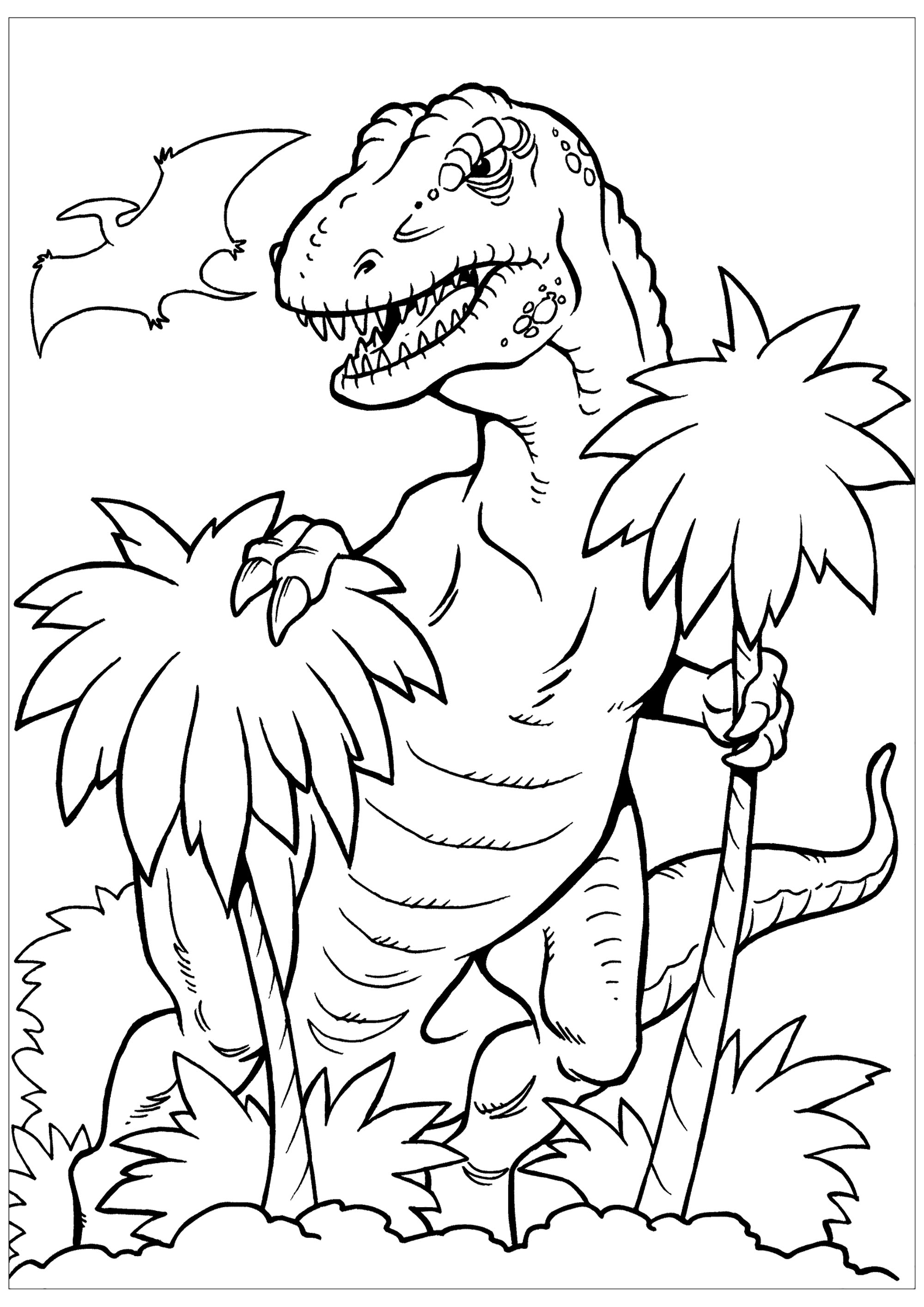 163 Jurassic Park Coloring Pages Dinosaurs Printable 16