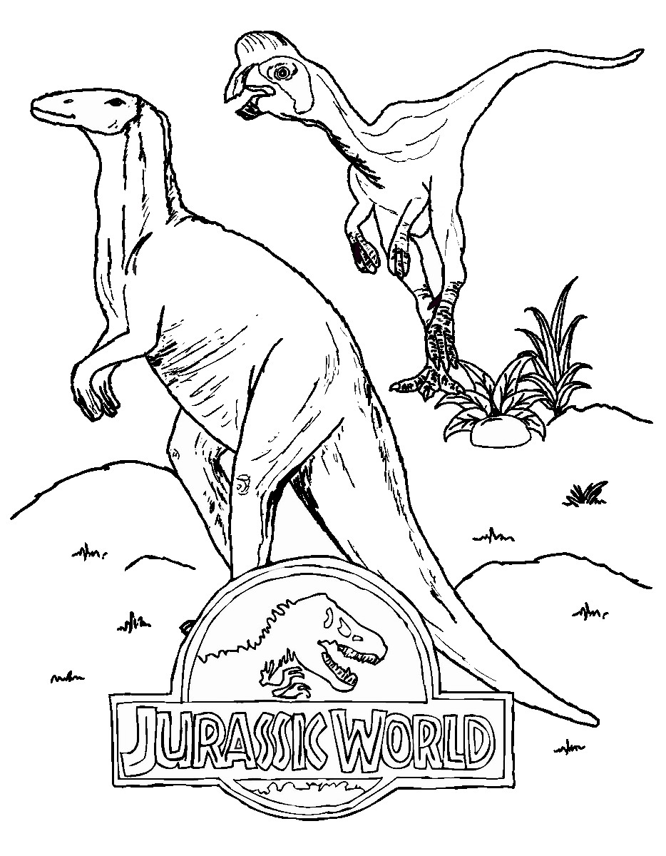 163 Jurassic Park Coloring Pages Dinosaurs Printable 19