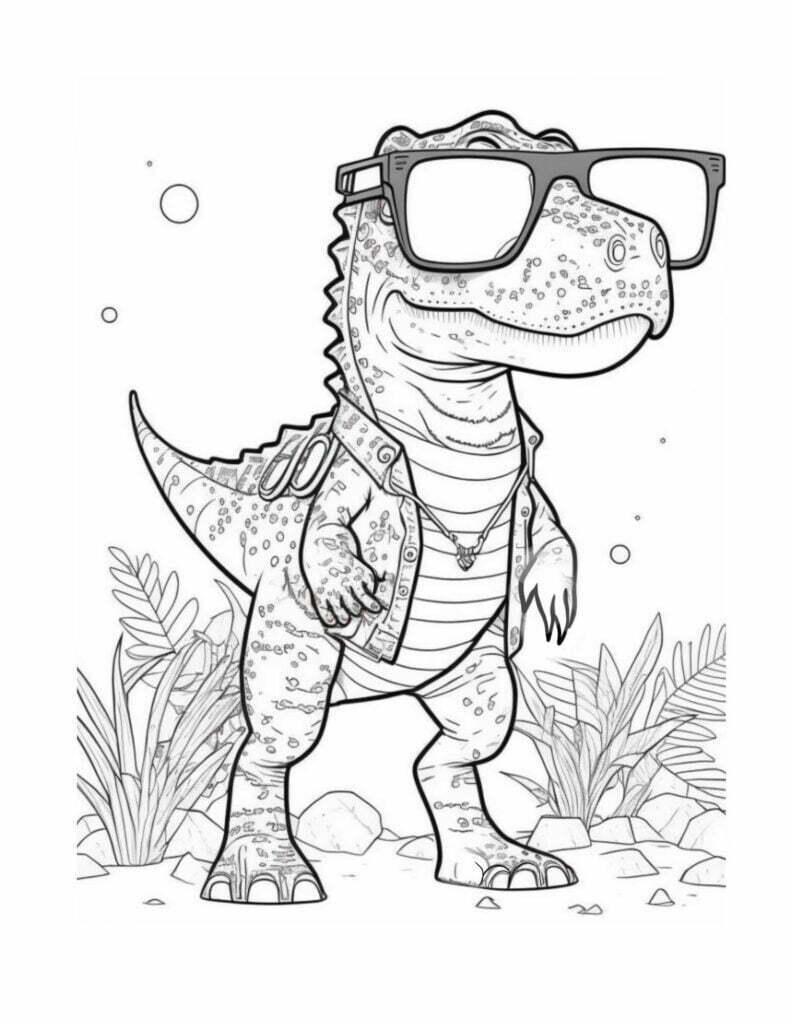 163 Jurassic Park Coloring Pages Dinosaurs Printable 21