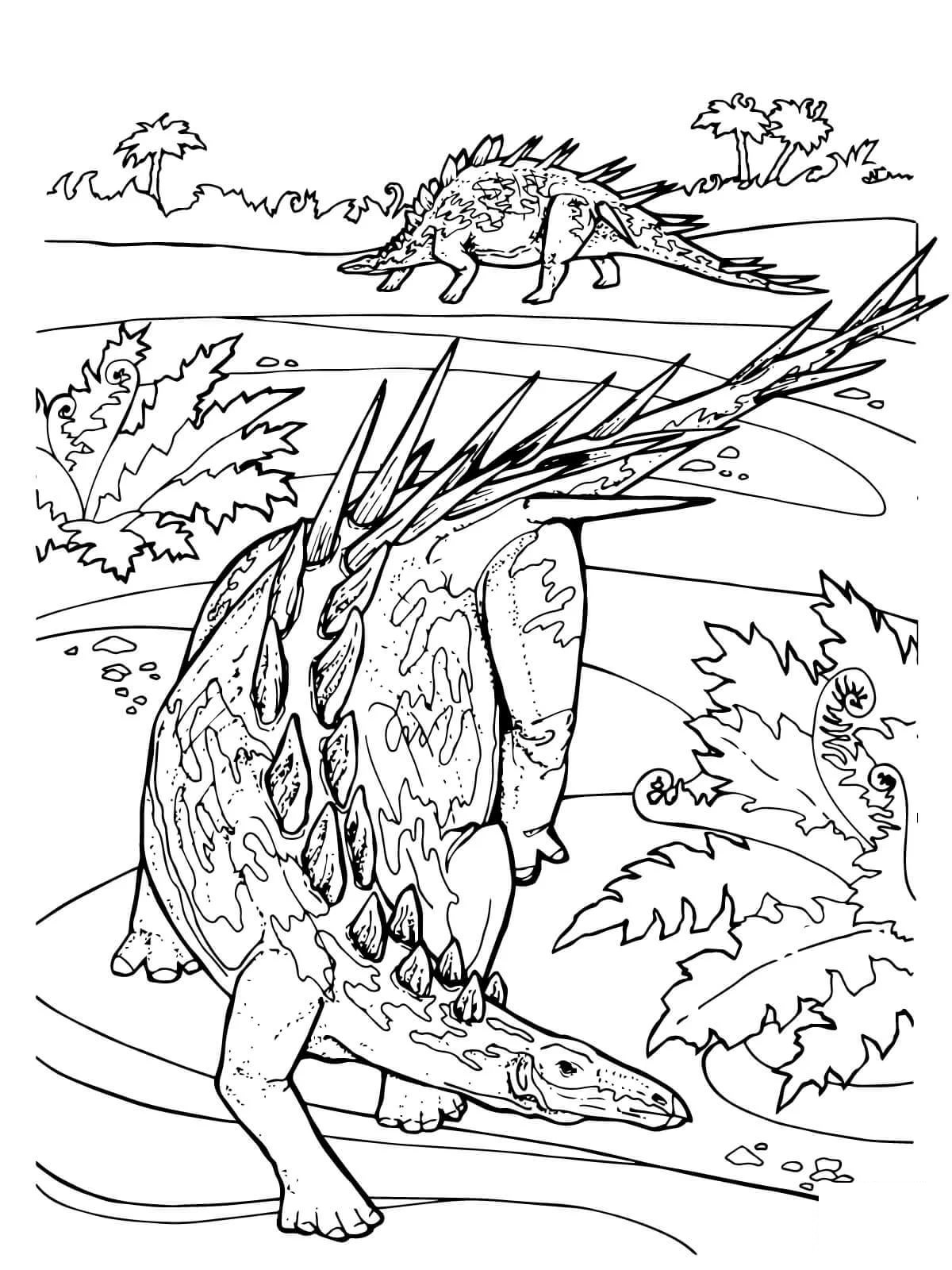 163 Jurassic Park Coloring Pages Dinosaurs Printable 28