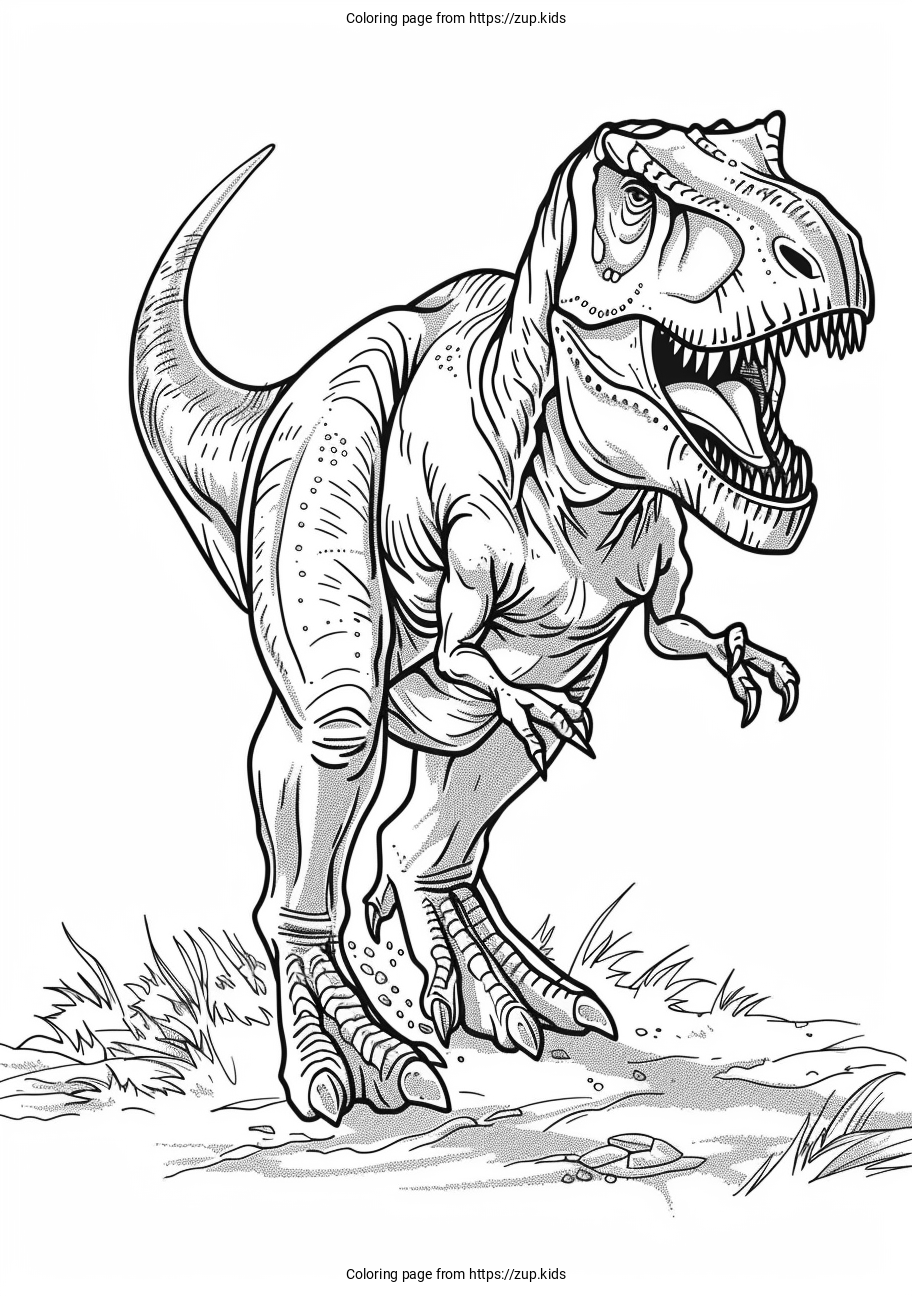 163 Jurassic Park Coloring Pages Dinosaurs Printable 54