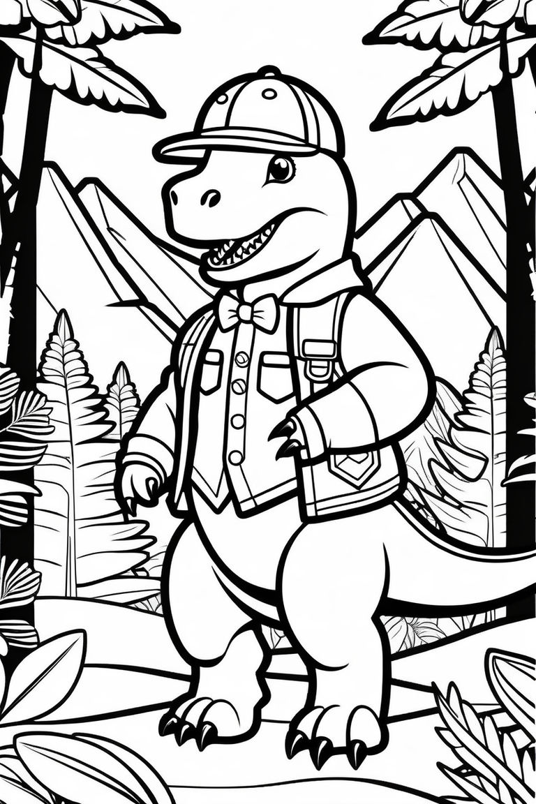 163 Jurassic Park Coloring Pages Dinosaurs Printable 61