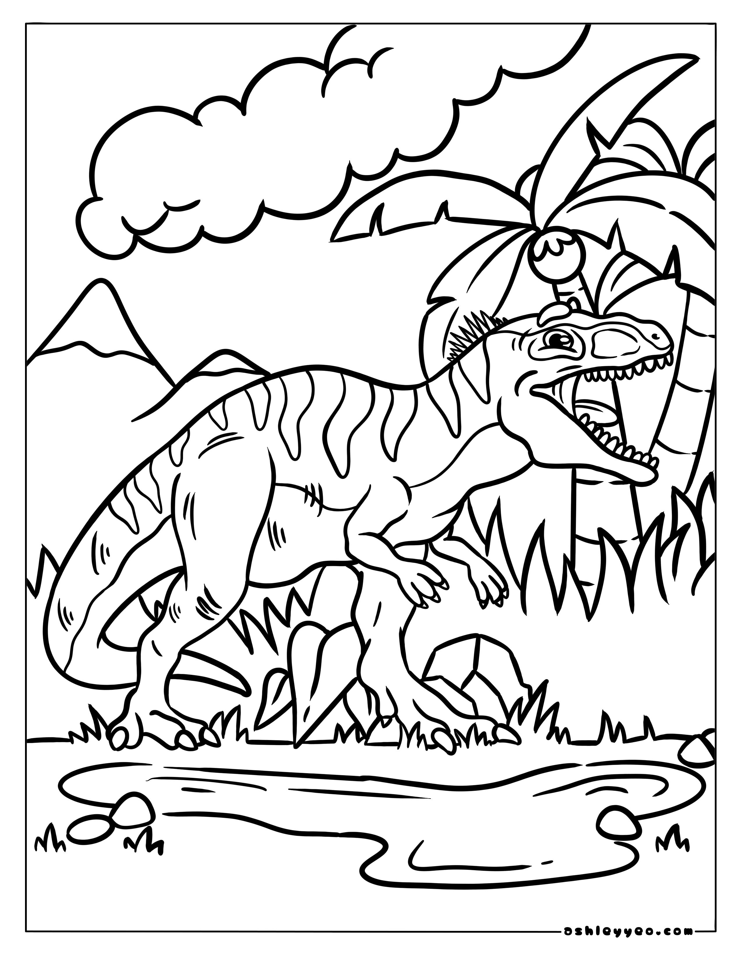 163 Jurassic Park Coloring Pages Dinosaurs Printable 64