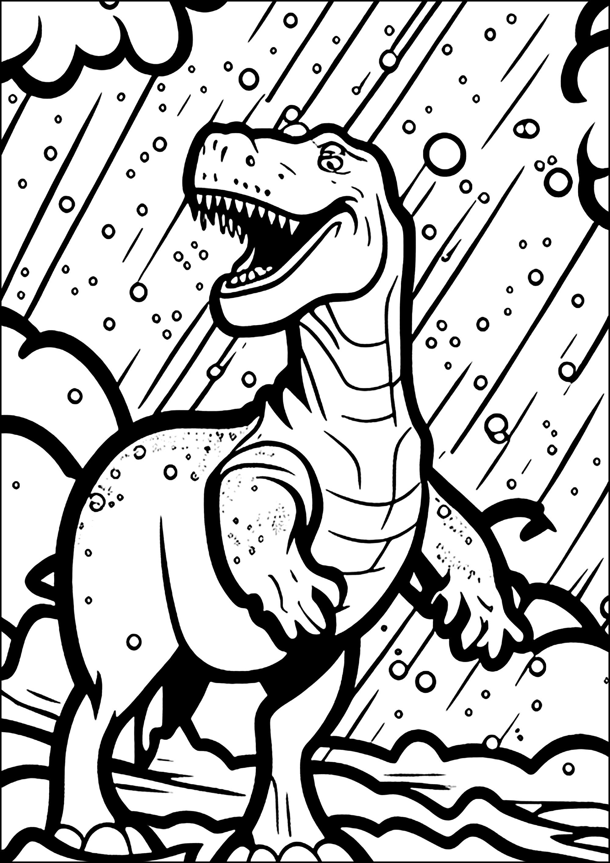 163 Jurassic Park Coloring Pages Dinosaurs Printable 66