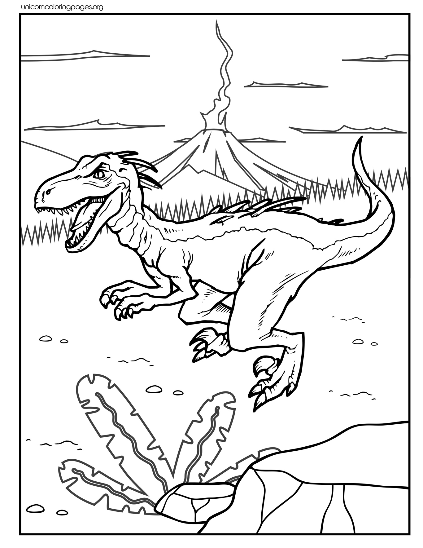 163 Jurassic Park Coloring Pages Dinosaurs Printable 83