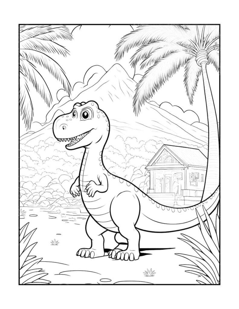 163 Jurassic Park Coloring Pages Dinosaurs Printable 92