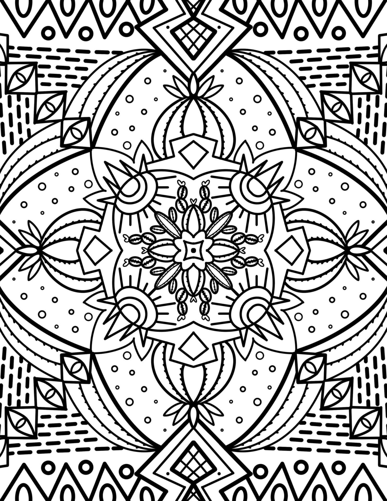 175+ Desert Landscape Coloring Pages Printable 126