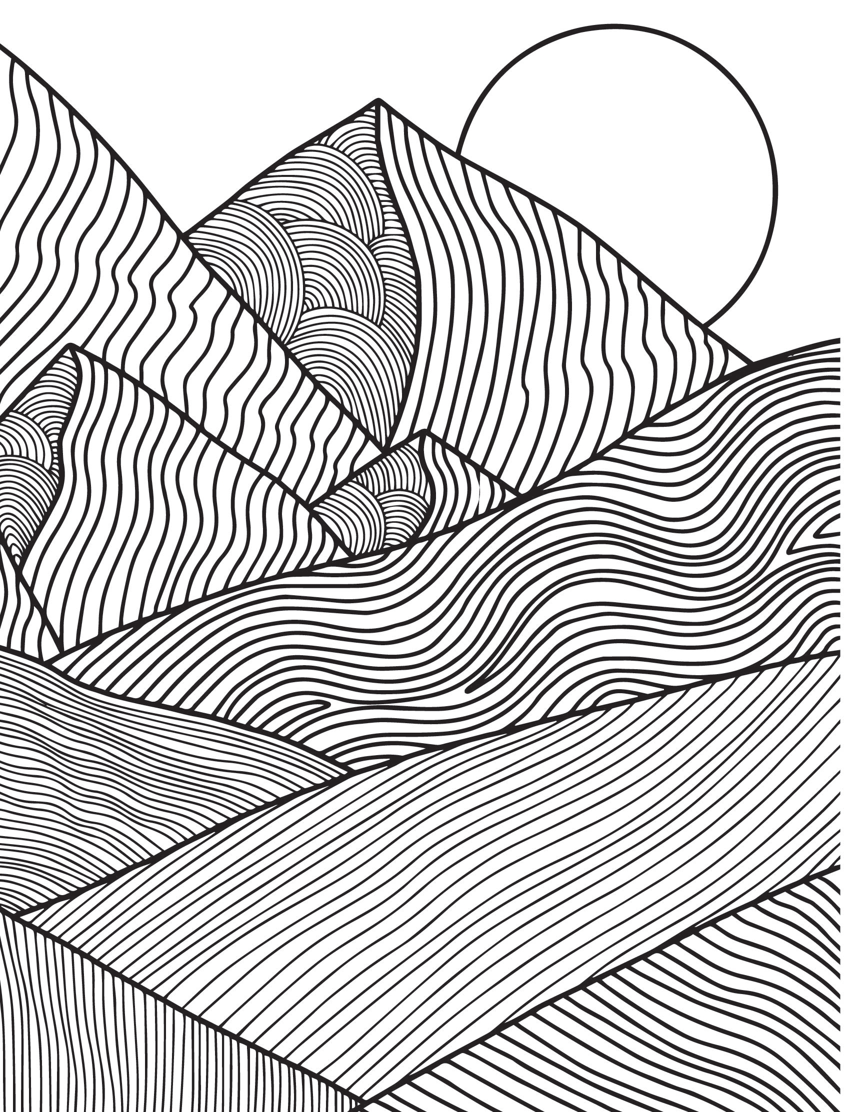 175+ Desert Landscape Coloring Pages Printable 149