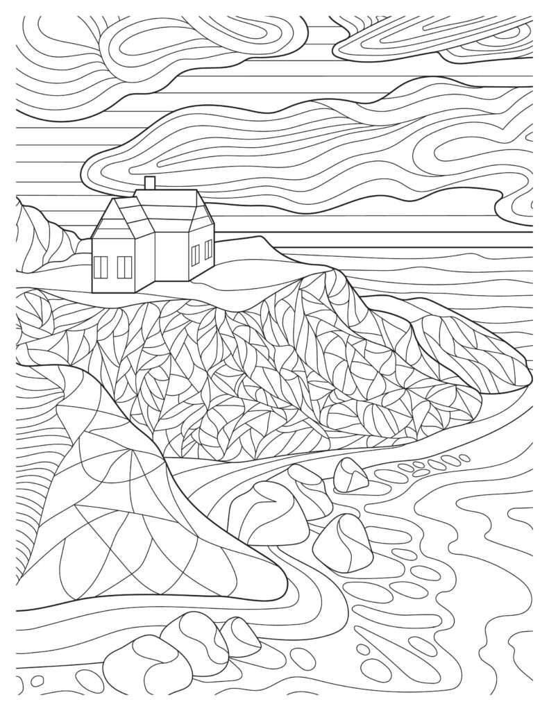 175+ Desert Landscape Coloring Pages Printable 15