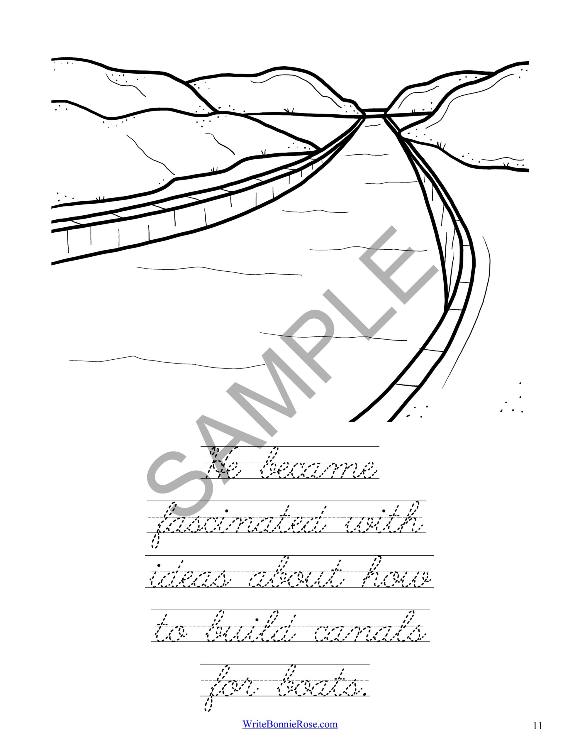 175+ Desert Landscape Coloring Pages Printable 154