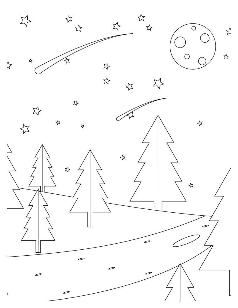 175+ Desert Landscape Coloring Pages Printable 25