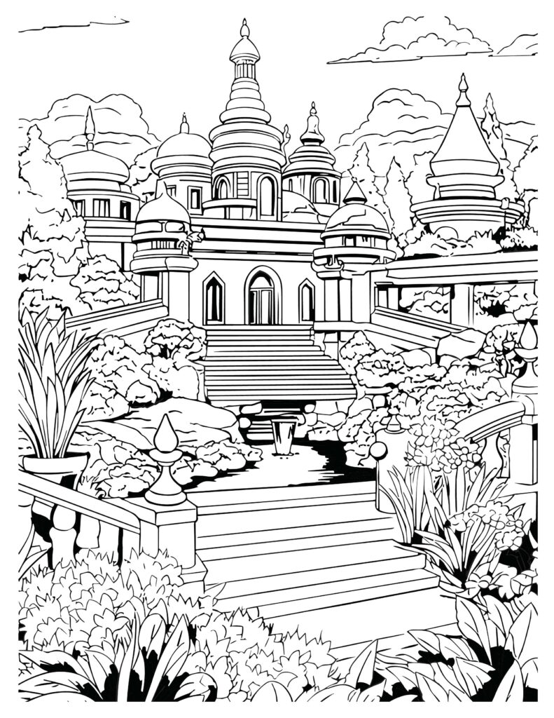 175+ Desert Landscape Coloring Pages Printable 31