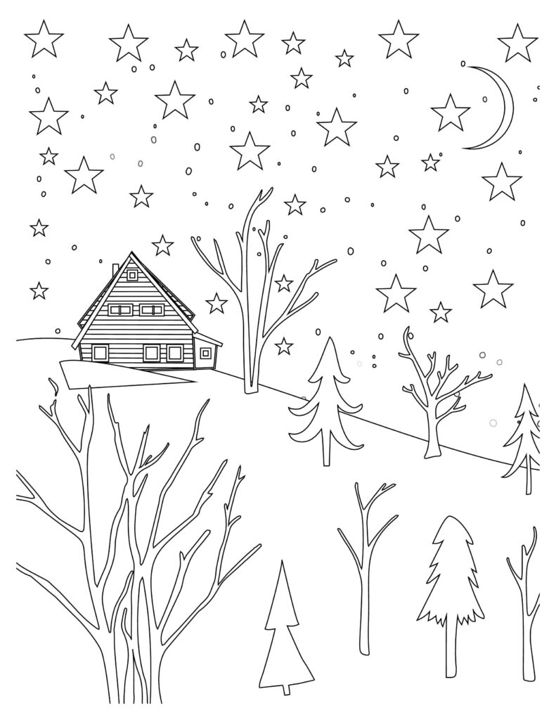 175+ Desert Landscape Coloring Pages Printable 32