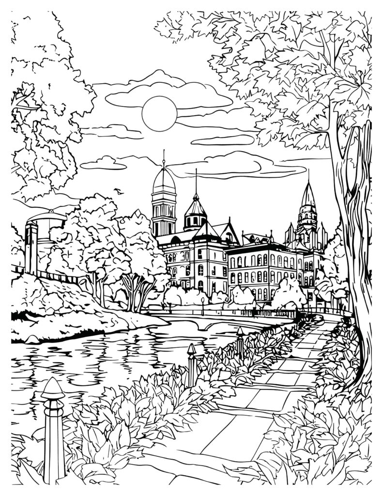 175+ Desert Landscape Coloring Pages Printable 33