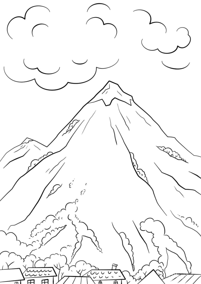 175+ Desert Landscape Coloring Pages Printable 61