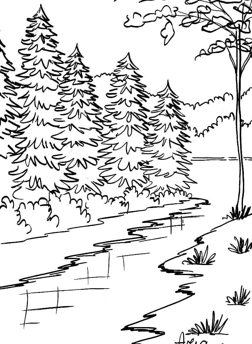 175+ Desert Landscape Coloring Pages Printable 66