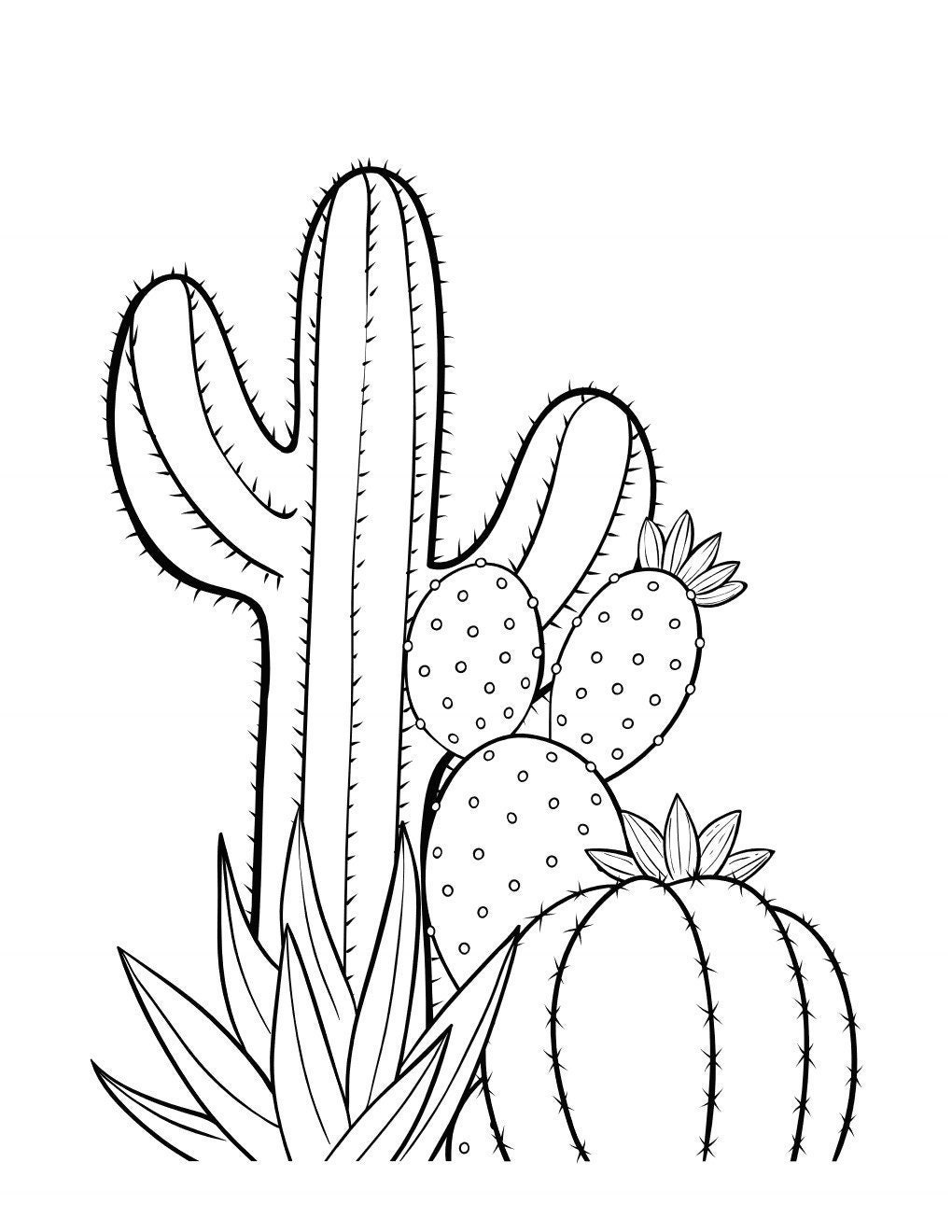 175+ Desert Landscape Coloring Pages Printable 79