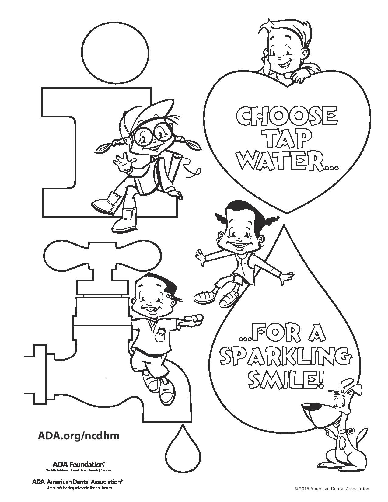 180++ Dental Health Teeth Coloring Pages Printable 107