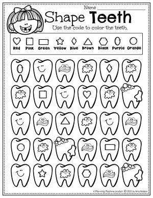 180++ Dental Health Teeth Coloring Pages Printable 111