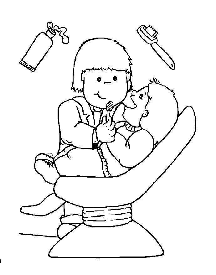 180++ Dental Health Teeth Coloring Pages Printable 114