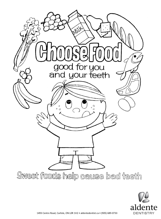 180++ Dental Health Teeth Coloring Pages Printable 124