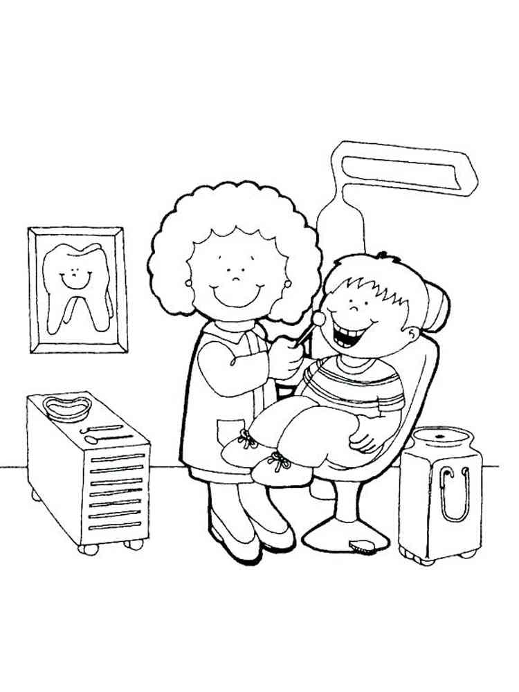 180++ Dental Health Teeth Coloring Pages Printable 133